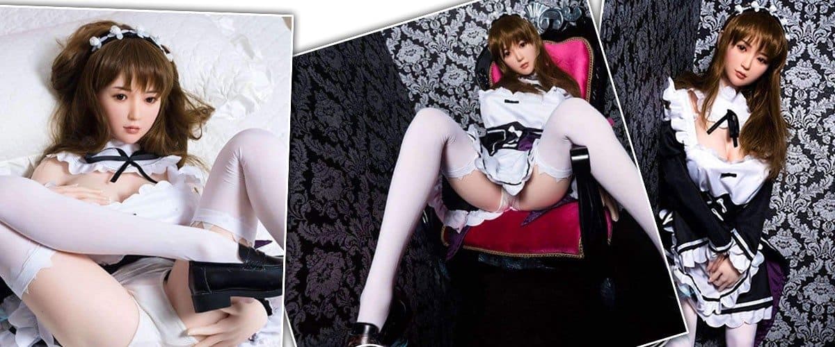 anime sex doll posing in chair