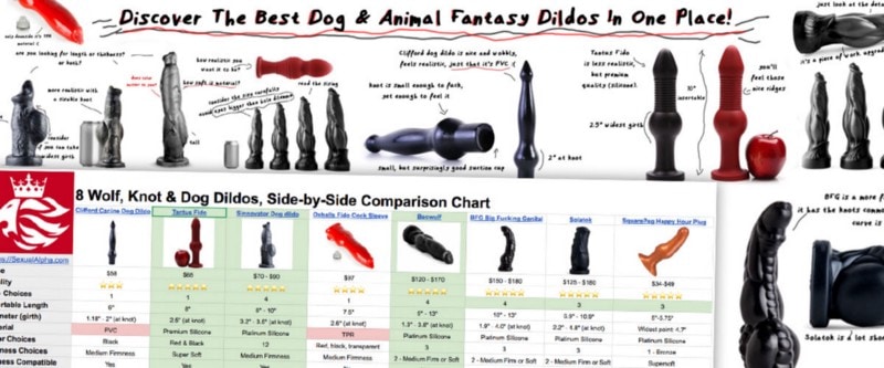 Dog penis dildo