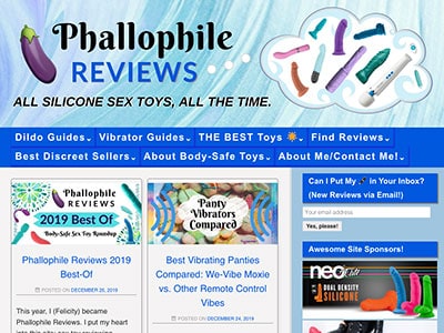 phallophile reviews silicone sex toys