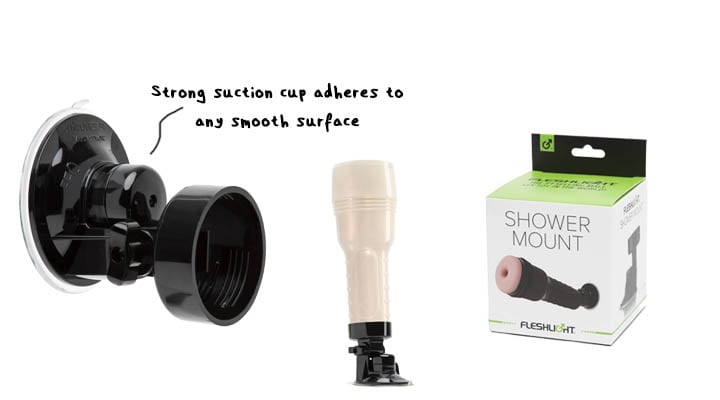 Fleshlight Shower Mount And Hands-Free Adapter