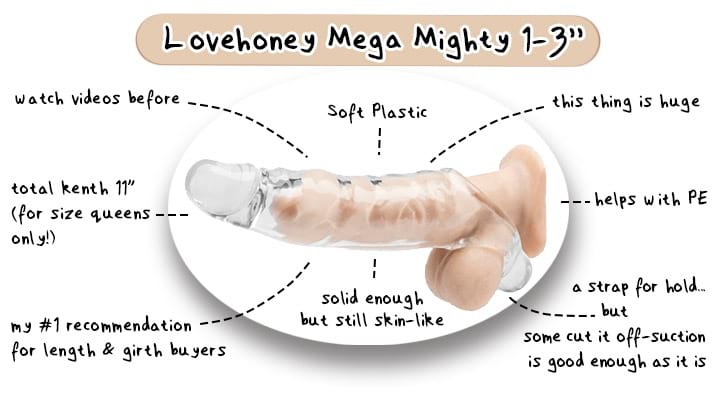 lovehoney mega mighty large cock extension
