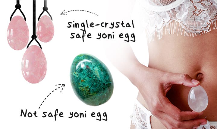 Comparison Of Safe And Not Safe Yoni Eggs