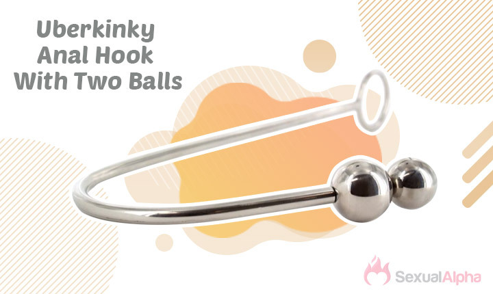 Uberkinky Anal Hook With Two Balls