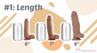 length of dildo