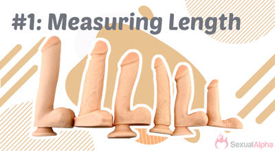 measuring the dildo