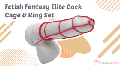 Fetish Fantasy Elite Cock Cage & Ring Set