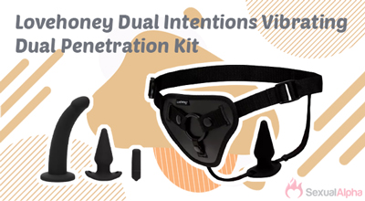 Lovehoney Dual Intentions Vibrating Dual Penetration Kit