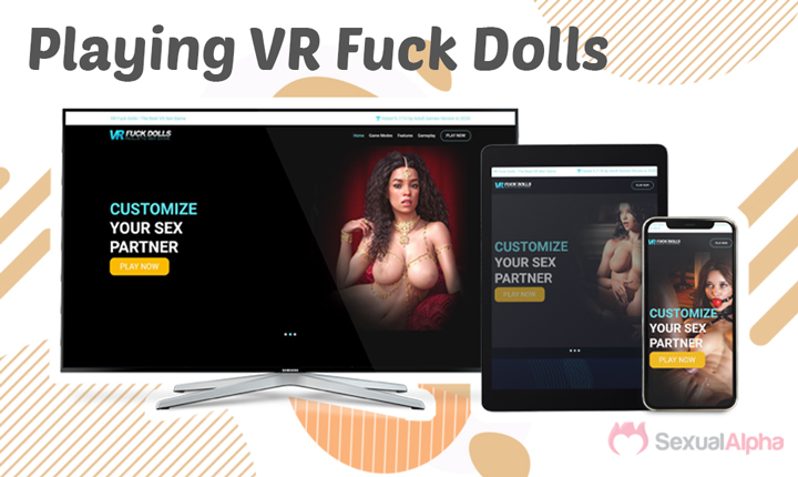 Playing VR Fuck Dolls