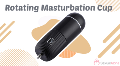 rotating masturbation cup