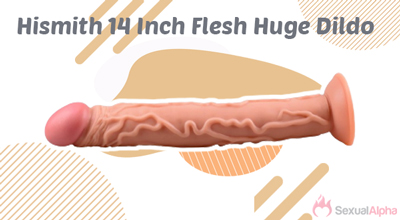 Hismith 14 Inch Flesh Huge Dildo