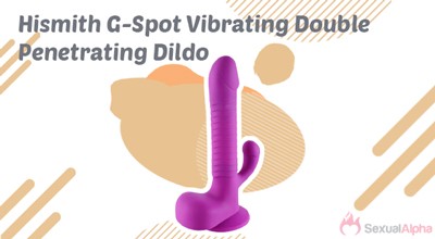 Hismith G-Spot Vibrating Double Penetrating Dildo