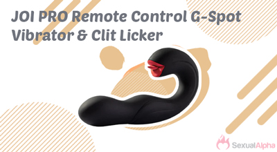 JOI PRO Remote Control G-spot Vibrator & Clit Licker