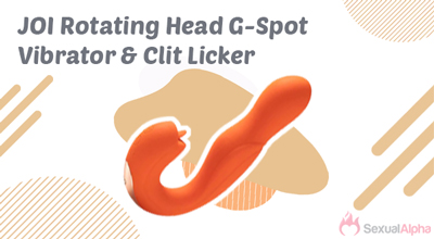 JOI Rotating Head G-spot Vibrator & Clit Licker