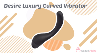Desire Luxury Curved Vibrator Black